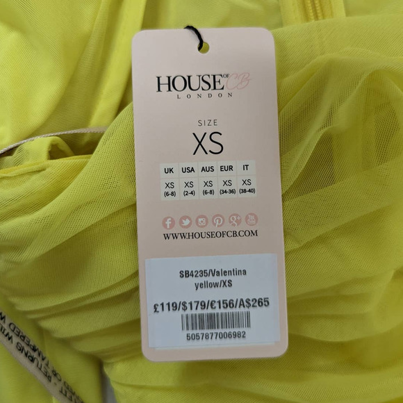 House of CB Yellow Mini Dress - Picture 8 of 9